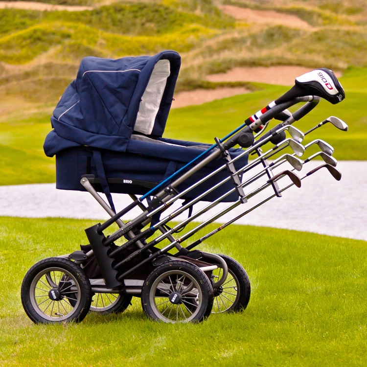 KiddyKaddy hållare för golfklubbor på barnvagn